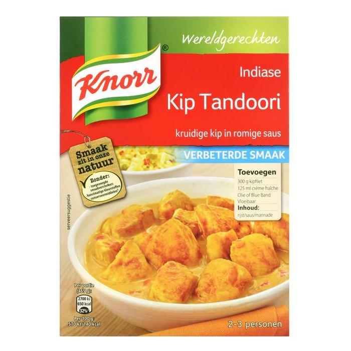 Knorr Wereldgerechten Kip Tandoori 2-3 Porties 297 g (Stuk, 297g)