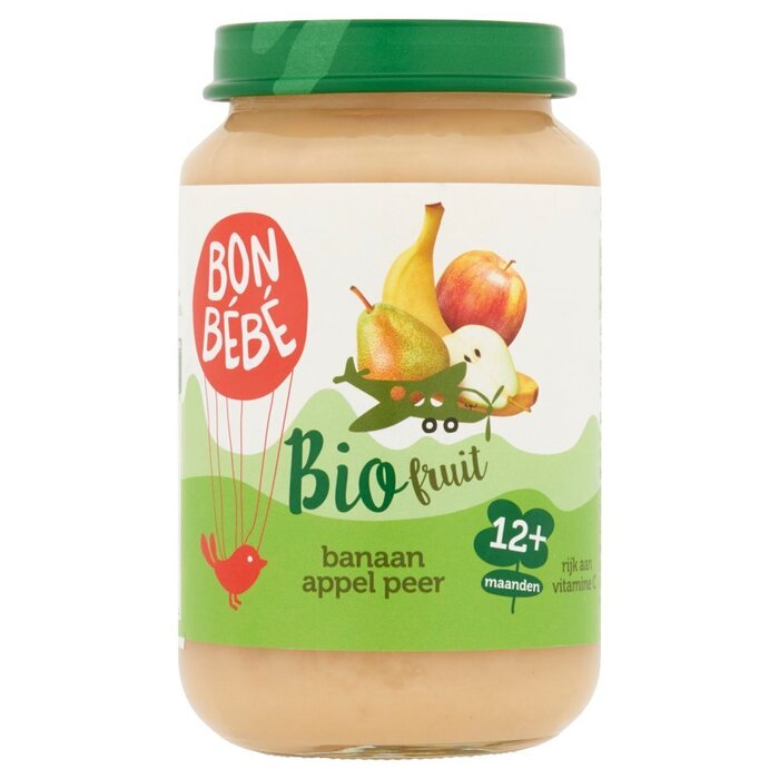 Bonbébé Fruithapje banaan appel peer (200g)