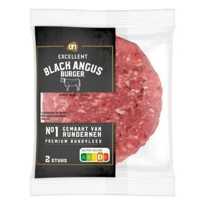 AH Excellent Black angus burger (2 × 125g)