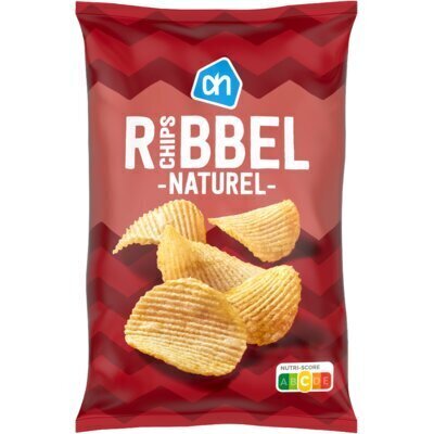 AH Ribbelchips naturel (250g)