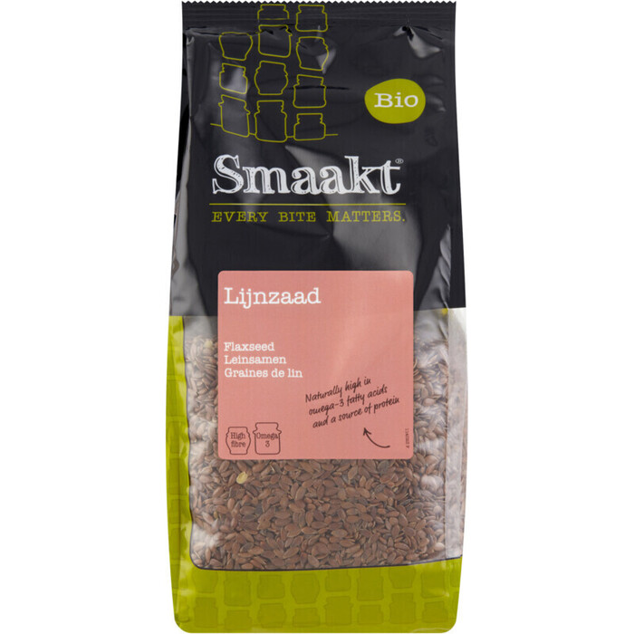 Biologisch Lijnzaad Heel (Stuk, 500g)