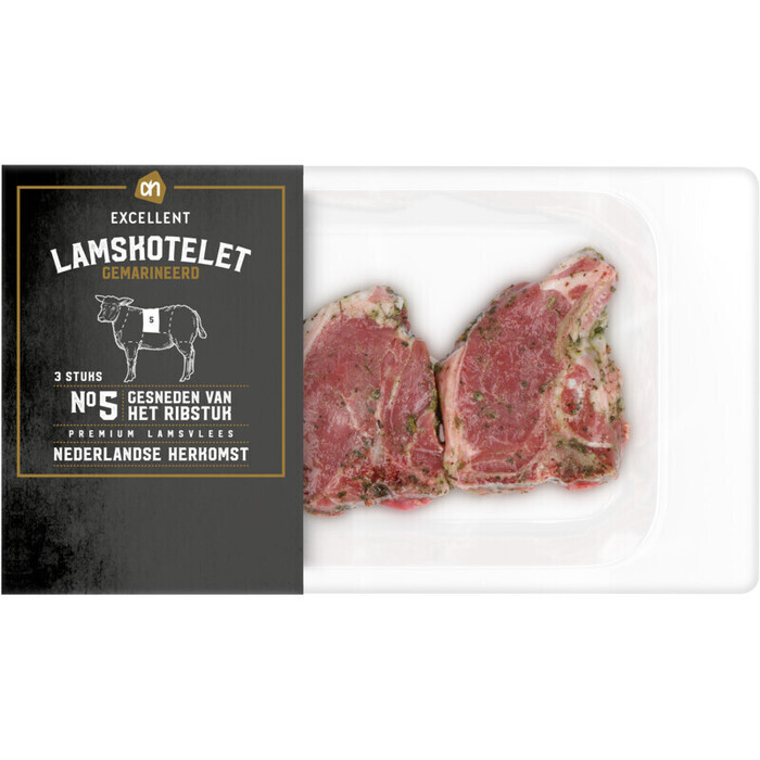 AH Excellent Lamskotelet gemarineerd (215g)