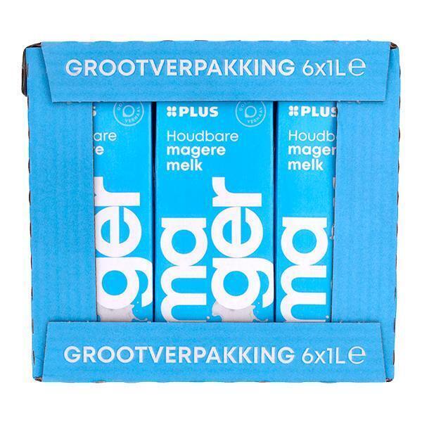 Houdbare magere melk (Set, 6 × 1L)