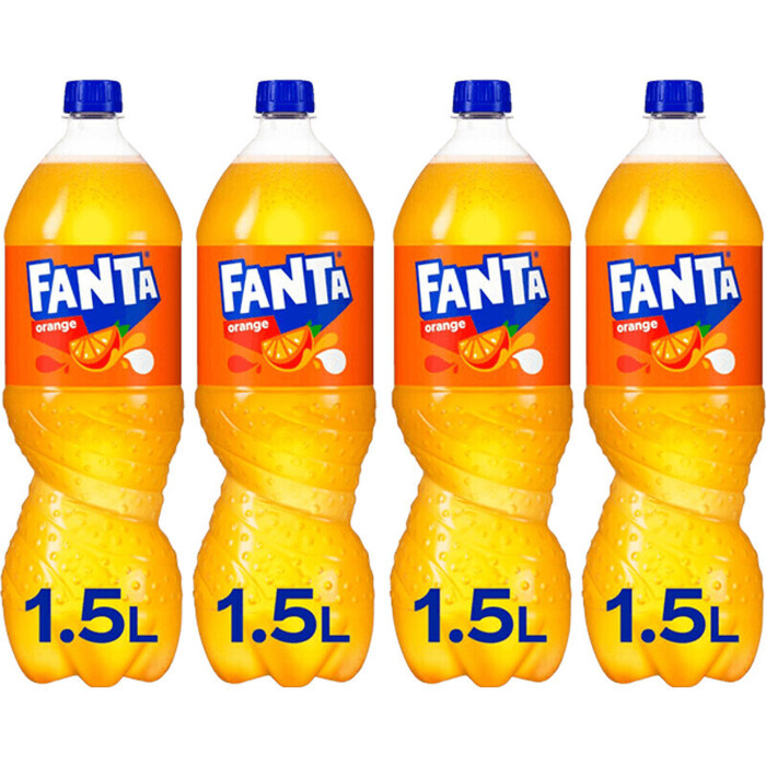 Fanta Orange 1,5L 4-pack (4 × 1.5L)