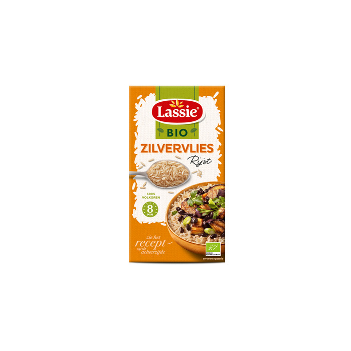 Lassie Biologische zilvervliesrijst (Pak, 375g)