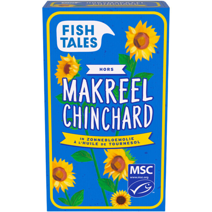 Fish Tales Makreelfilet in olie msc (125g)