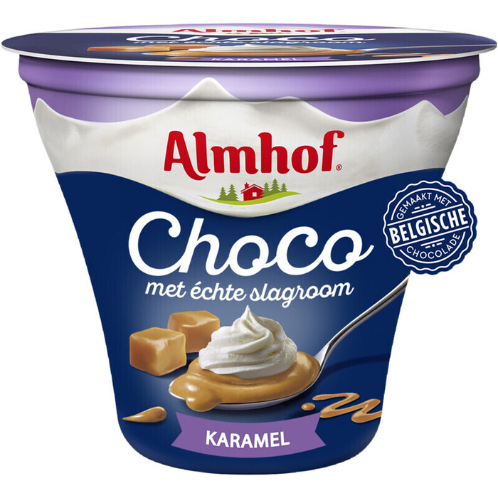Almhof Choco met slagroom karamel (180g)