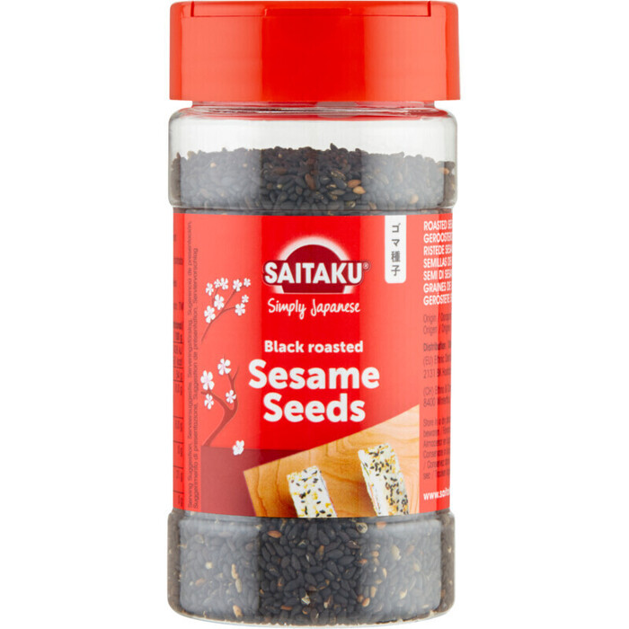 Saitaku Geroosterd zwart sesamzaad (Pot, 95g)