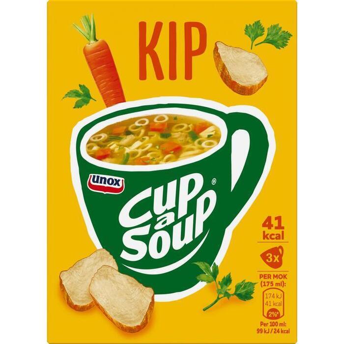 Cup-a-soup kip 3 stuks (Doos, 36g)