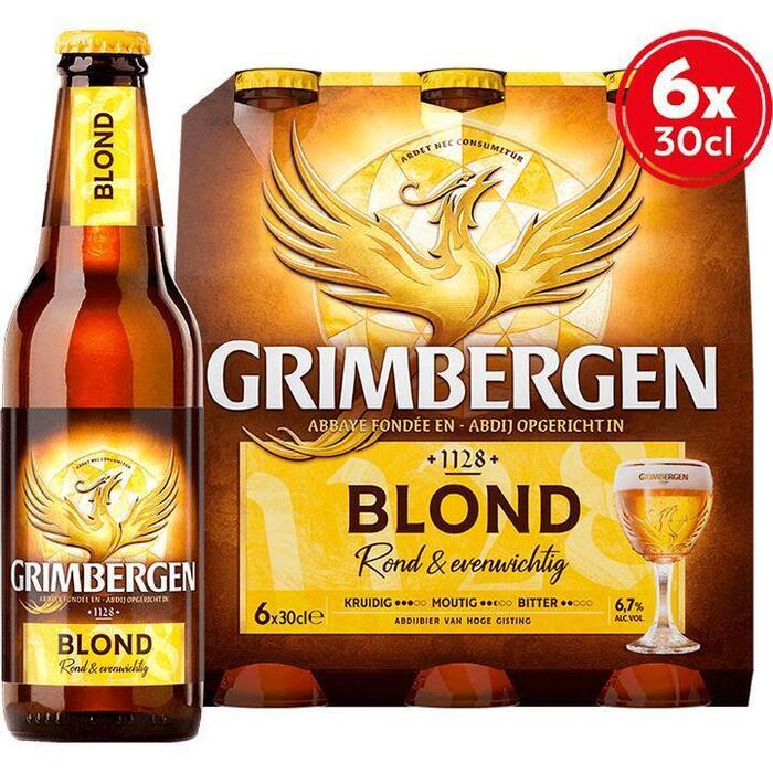 Grimbergen Blond Flessen 6 x 30cl (Set, 1.8L)