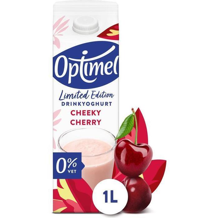 Optimel drinkyoghurt Seizoensvariatie Rode vruchten Munt (Pak, 1L)