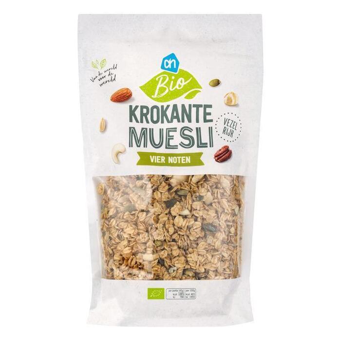 AH Biologisch Krokante muesli 4 noten (325g)