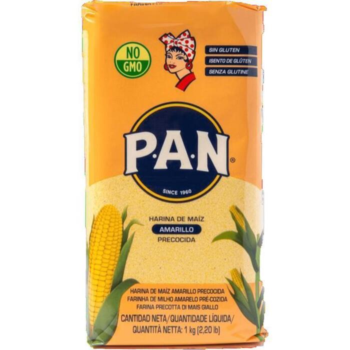 P.A.N. Voorgekookte Gele Maïs Meel 1 kg (1kg)