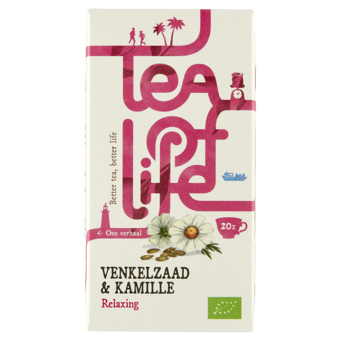 Tea of Life Venkelzaad & Kamille 20 Stuks 30g (20 × 1.5g)