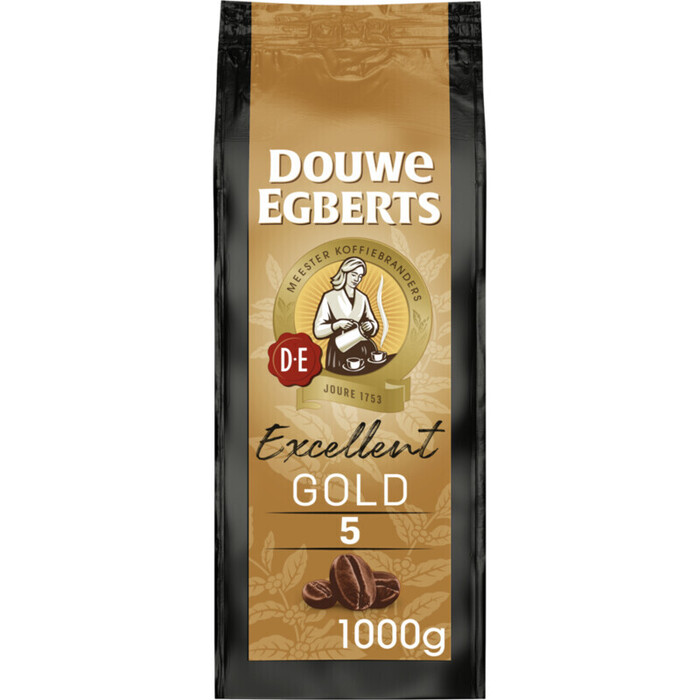 Douwe Egberts Excellent Gold Koffiebonen 1000g (1kg)