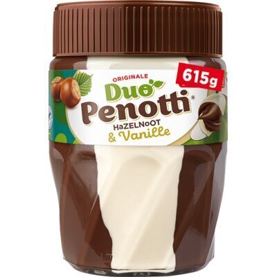 Duo Penotti Hazelnoot & Vanille Maxi Potti 615 g (Pot, 615g)