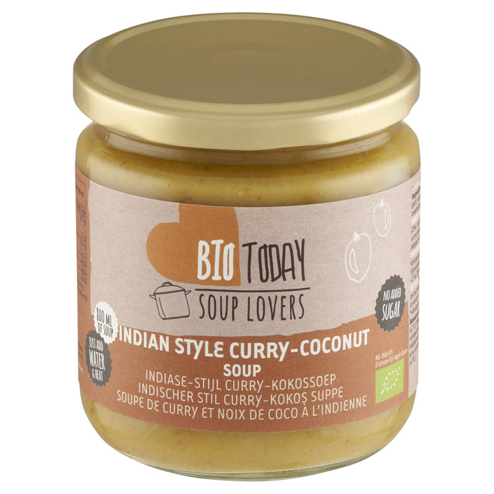 Indiase curry-kokossoep (Pot, 40cl)
