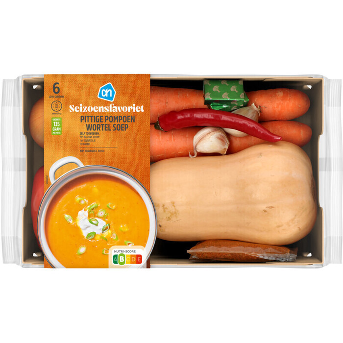 AH Pittige pompoen wortelsoep verspakket