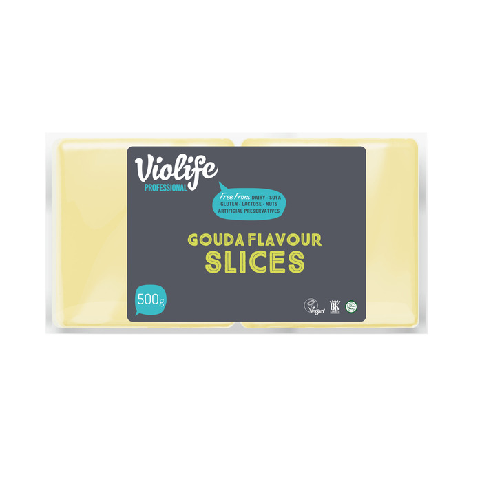 Violife Gouda Flavour Slices Kaas 500 g (500g)