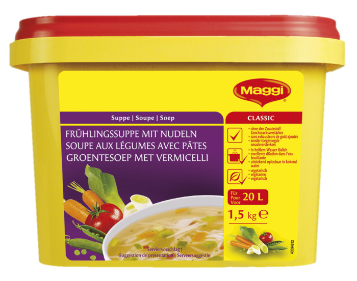MAGGI Soep Groente 1.5 Kilogram Emmer (1.5kg)