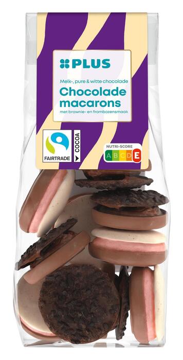 PLUS Chocolade macarons (Zakje, 135g)