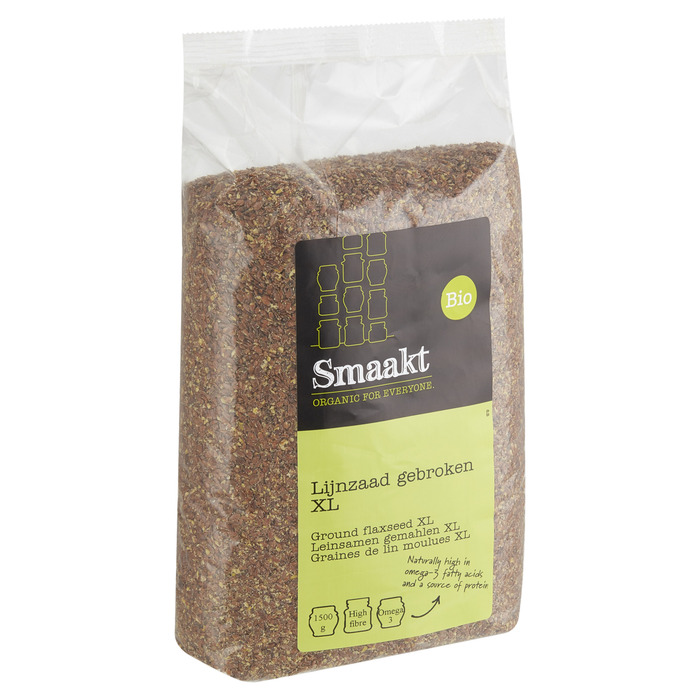 Gebroken lijnzaad (Zak, 1.5kg)