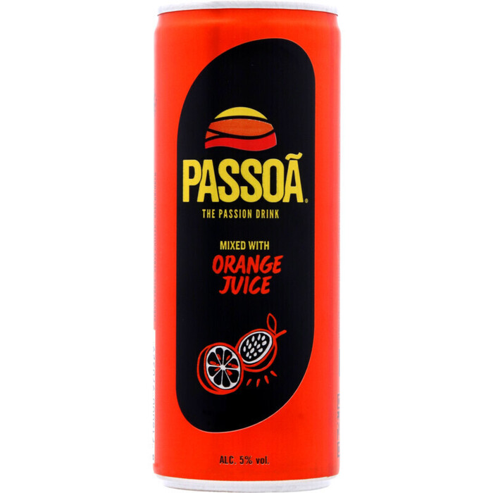 Passoã Passion drink with orange juice (250ml)