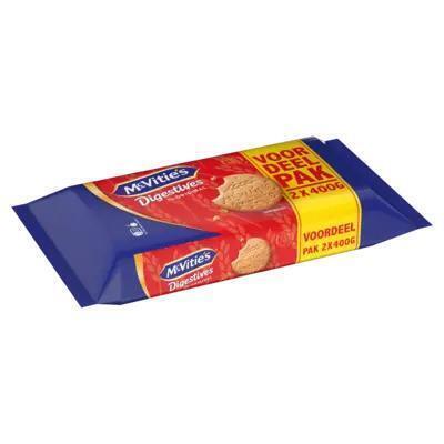 McVities Digestive original dubbelpak (800g)