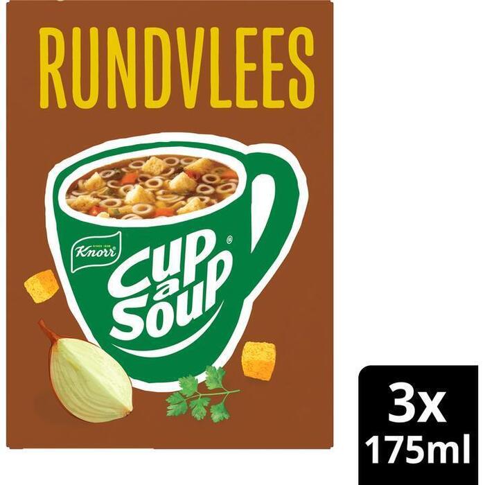 Unox Cup a-soup rundvlees (Doos, 3 × 15g)