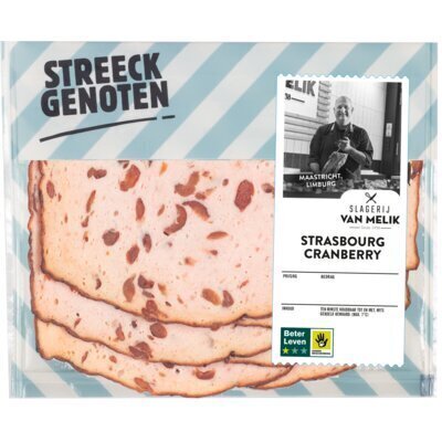 Streeckgenoten Strasbourg cranberry (120g)