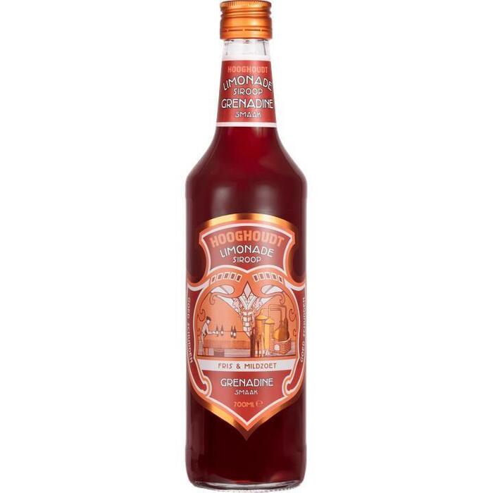 Hooghoudt Limonade Siroop Grenadine Smaak 700ml (0.7L)