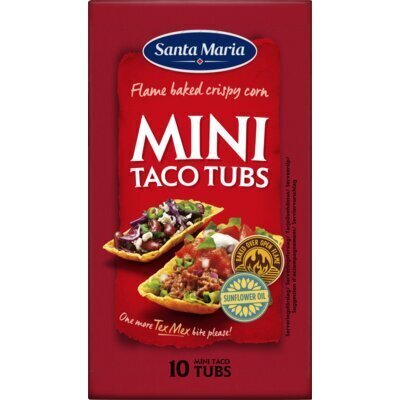 Santa Maria Mini Taco Tubs 10 Stuks 86g (86g)