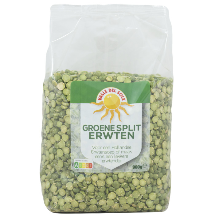 Valle del sole Groene spliterwten (900g)