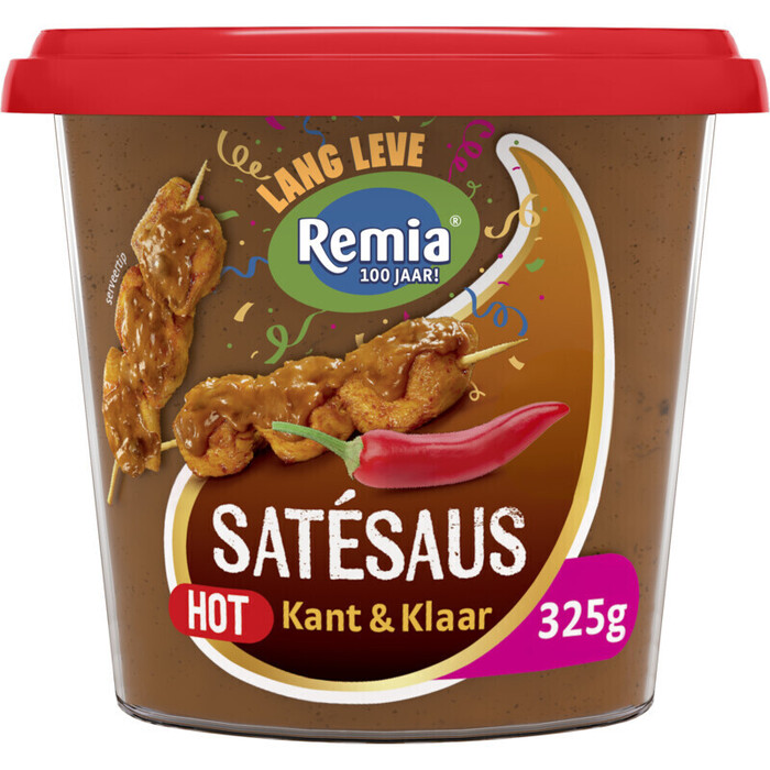 Satesaus kant en klaar hot (Emmer, 325g)