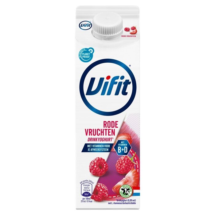 Drink rode vruchten (Pak, 0.5L)