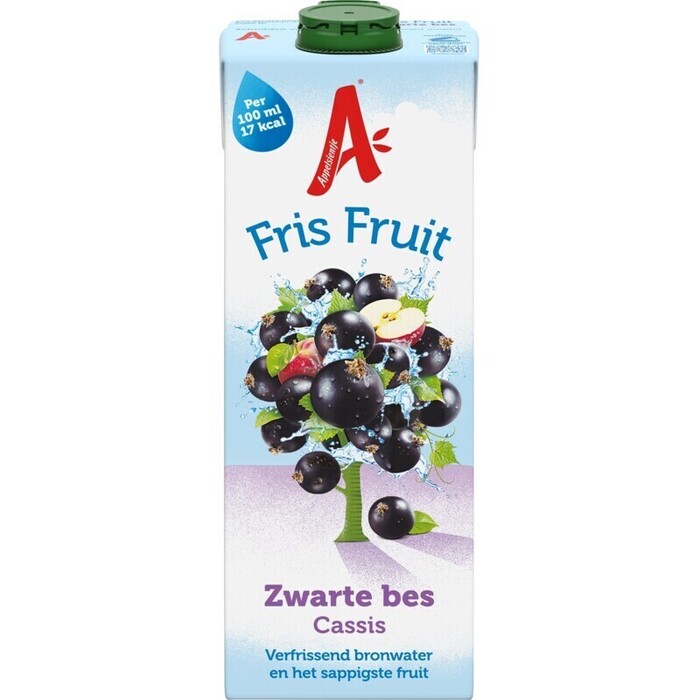 Appelsientje Fris Fruit Zwarte Bes 1L (1L)