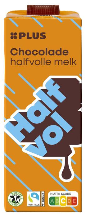Halfvolle chocolademelk (Pak, 1L)