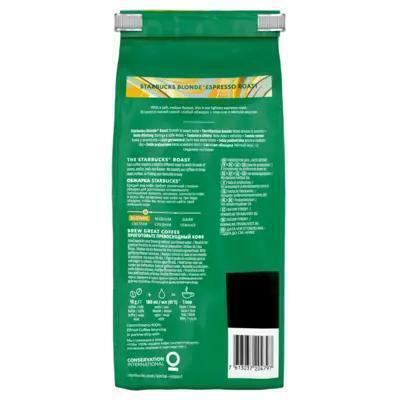 Starbucks® Blonde® Espresso Roast Blonde® Roast Koffiebonen 450 gram (Zak, 450g)