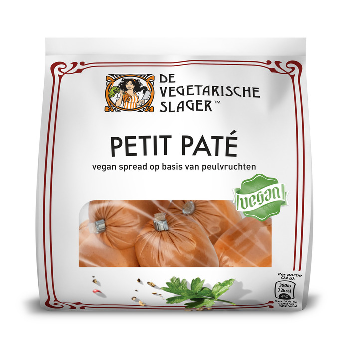 Vegetarische Slager Vegan petit pate (5 × 24g)