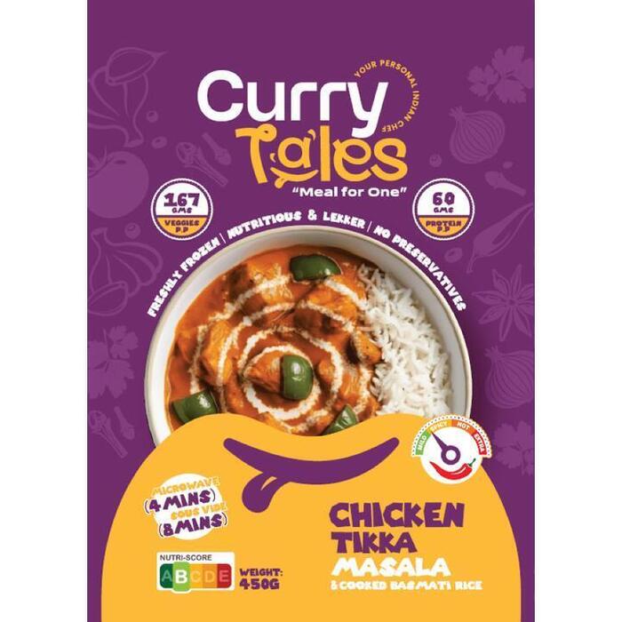 CurryTales Tikka Masala & Rijst Vriesvers 450g