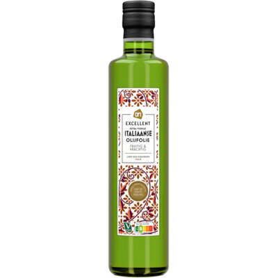 AH Excellent Olijfolie extra vierge Italiaans (glazen fles, 0.5L)