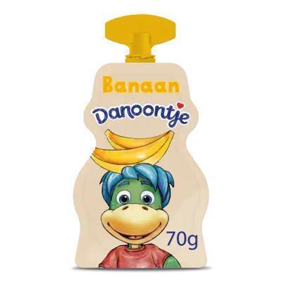 Danoontje Yoghurt Tussendoortje Banaan 70 g (Zakje, 70g)