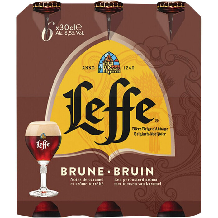Leffe Bruin (Fles, 6 × 30cl)