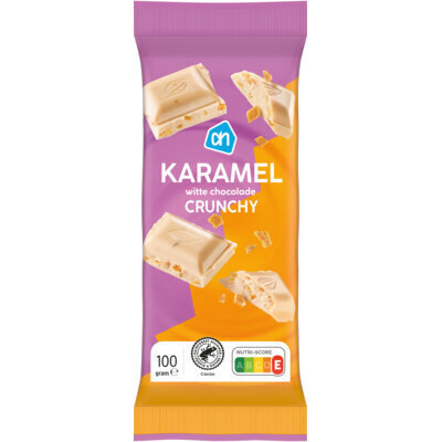 AH Karamel wittechocolade (100g)