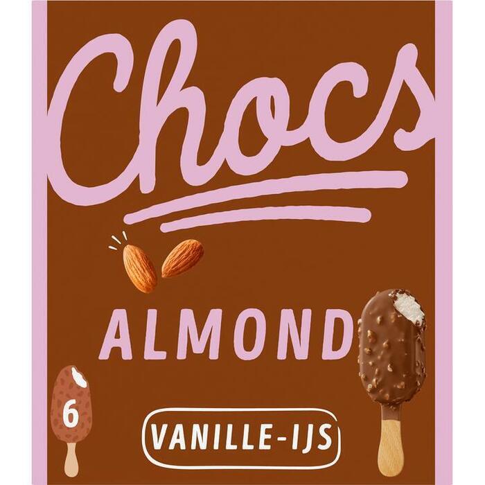 Jumbo Chocs Amandel 6 Stuks 600ml (432g)