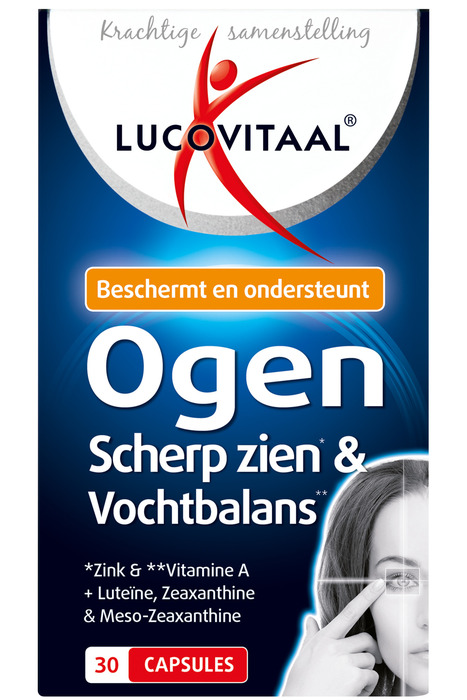 Lucovitaal Ogen, scherp zien & vochtbalans capsules (30 × 0.27g)
