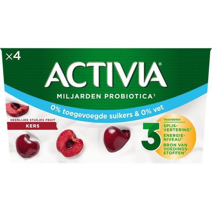 Activia 0% Yoghurt Kers 4 x 125g (4 × 125g)