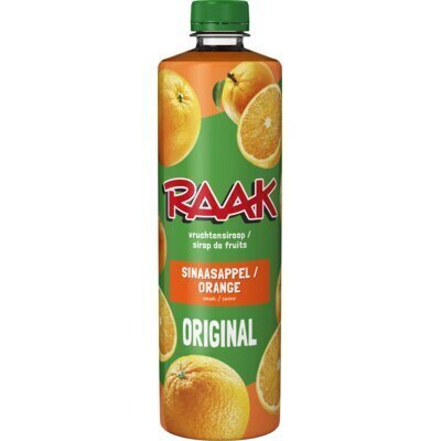 Vruchtensiroop sinaasappel (Fles, 0.75L)
