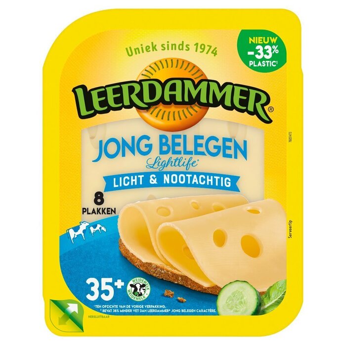Kaas jong belegen 35+ plakken (160g)