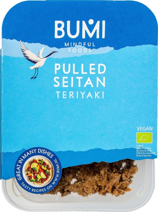 Pulled seitan teriyaki (175g)
